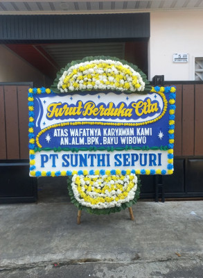 Papan Bunga Duka di Kemiling Raya